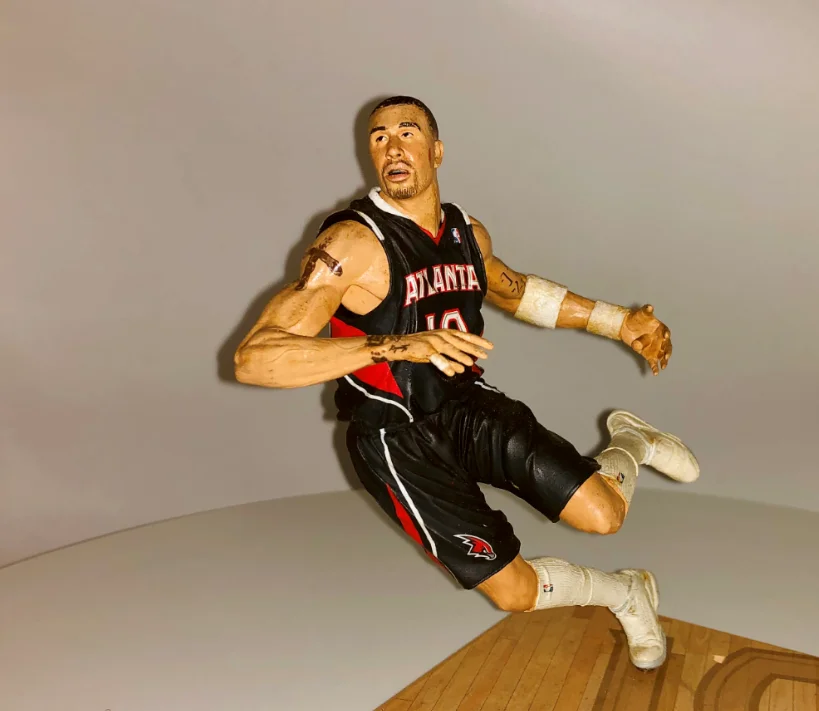 all sizes cheap flexible action figures Sports baller basketball football
