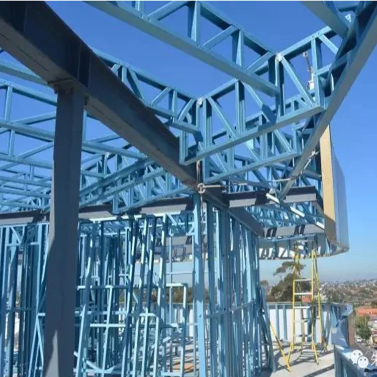 resort prefabricated light steel house prefab house