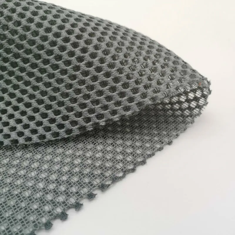 Polyester Fabric car seats fabric factory direct honeycomb soft mesh fabric for sports shoes school bag laundry bag