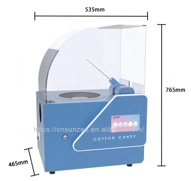 Mini Cotton Candy Machine for Home Parties Small Business Candy Making with Sugar