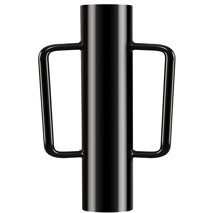 black outdoor wedges manual large steel post drivers fences posts feet metal  anchors driver bit steel  u  fencing tools