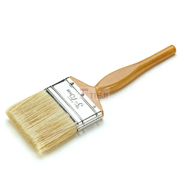 270M Dubai Paint Brush Wall Painting Machine Maple Red Wooden Handles Tools Mixed Epoxy Resin DIY Stainless Steel Painting Tolls