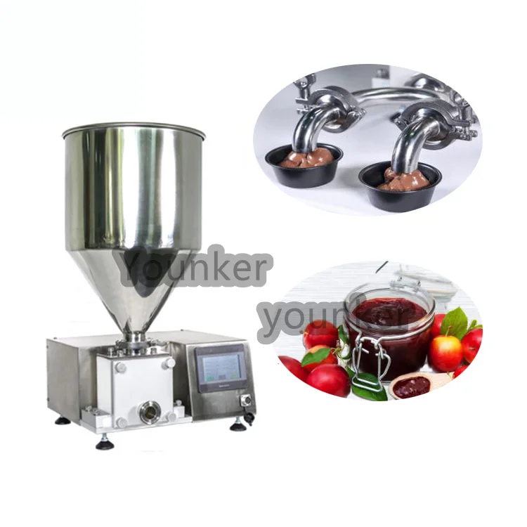 High Quality Chocolate Liquid Cheese Jam Butter Puff Cream Stuffing Cake Injecting Filling Decorating Machine