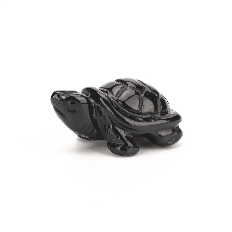 BZ JADE TIFA Gemstones polished statue Jade Carving Obsidian semi precious stones Tortoise for Home Decor & Gifts