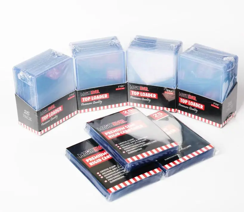 Top Selling Trading Card Penny Sleeves Clear Thick Plastic Top Loaders Card Sleeves For Baseball Sports Mtg Yugioh Card