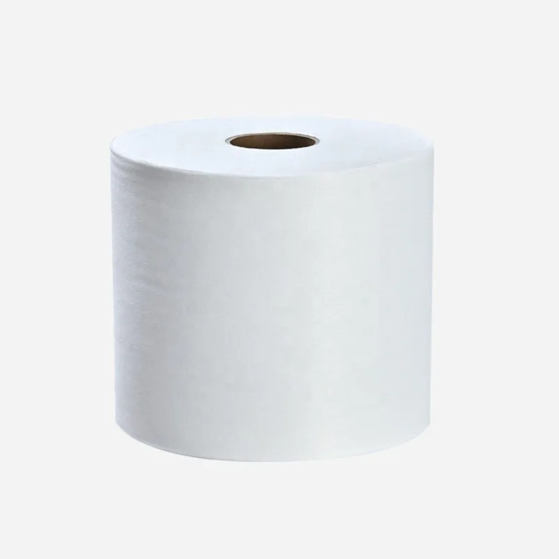 Oem Plain Weave Spunlace Nonwoven Raw Materials for Wet Wipes and Cleaning Cloth