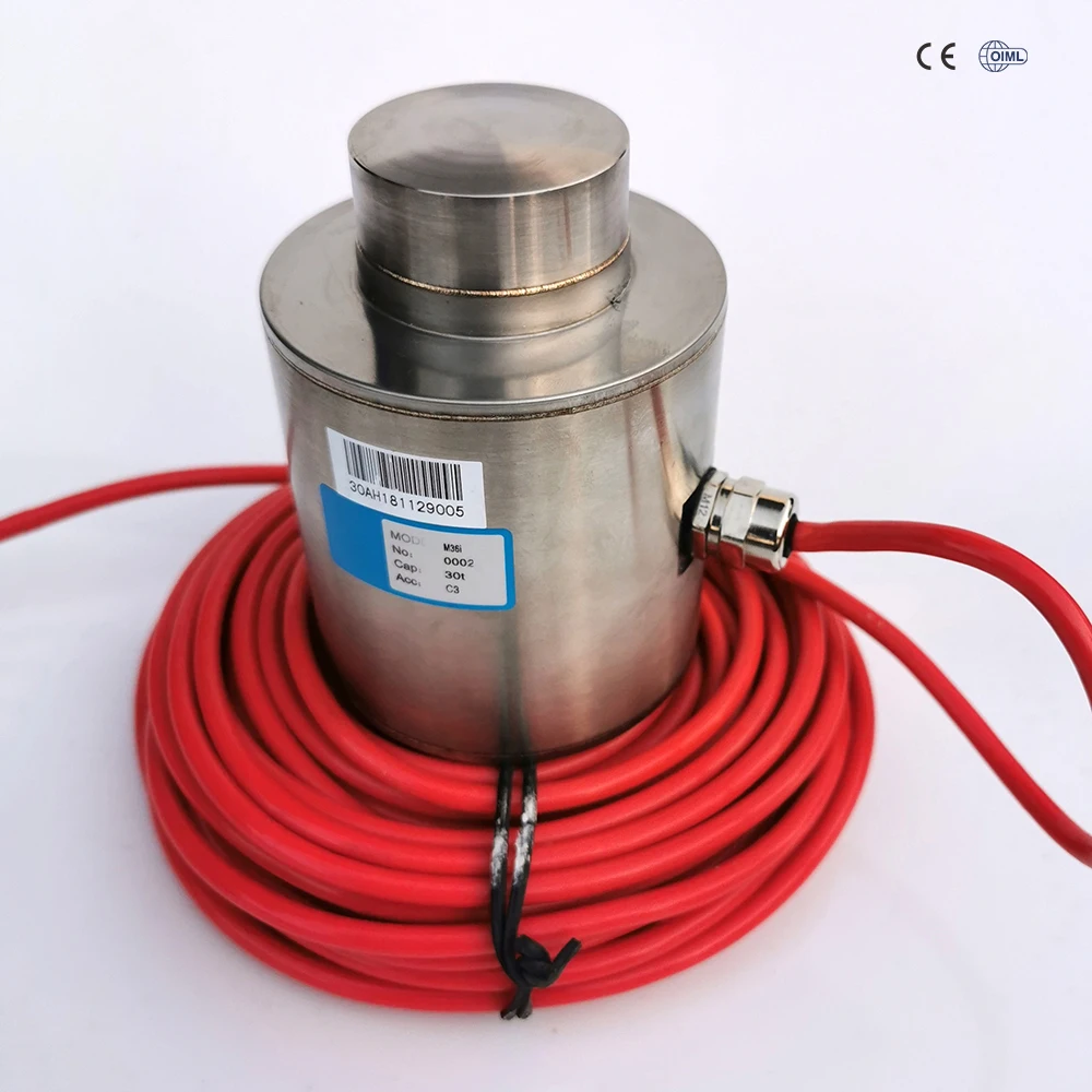 
OIML Approved Canister Compression Column Load Cell 30 ton for Weighbridge 