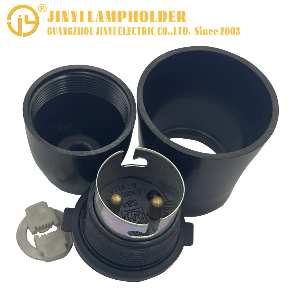 B22 lamp socket with back bakelite lamp jolder LED light bulb holders bayonet type phenolic floor lamp