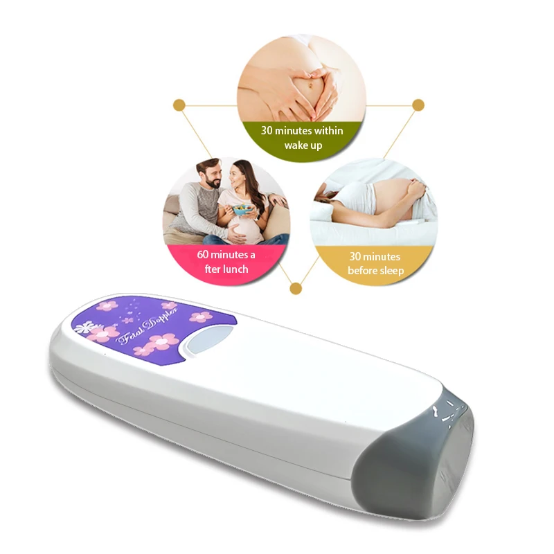 Wholesale CE pocket Household foetal Pregnant Baby Heartbeat Portable ultrasound Fetal Doppler Monitor