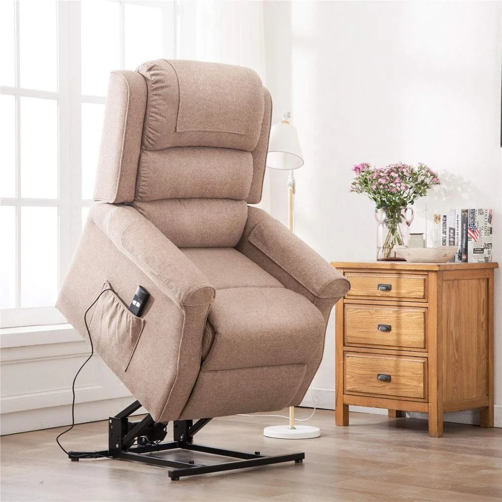 JKY Furniture ZOY Modern Design Comfortable Soft Fabric Good Electric Power Lift Recliner Chair with for Elderly Patient