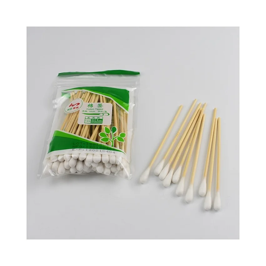 
Wholesale White Soft Odourless Tasteless Swab Plus Liquid Filled Cotton Swab 