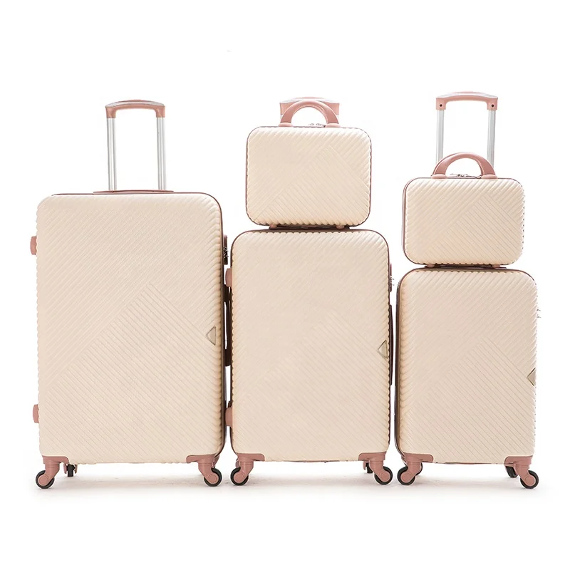 Переносить чемодан на колесах 5 Наборы чемоданов дамские ручные сумки чемодан простой дизайн лучше ABS дешевле цена