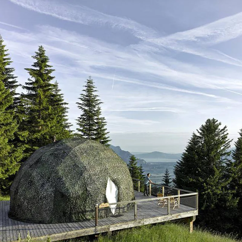 Travel Outdoor Transparent Restaurant Spherical Dome Exhibition Tent