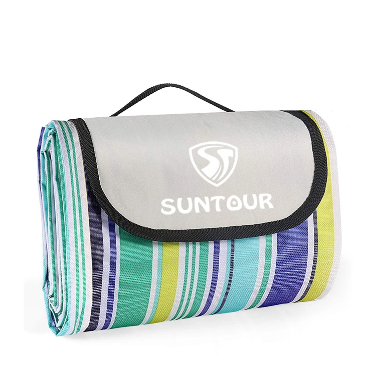 Suntour Custom Color Portable Outdoor Folding Camping Beach And Picnic Oxford Mat