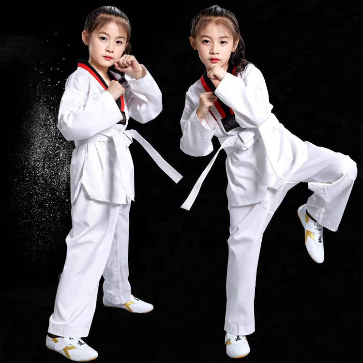  Индивидуальная Униформа dobok itf для тхэквондо wtf