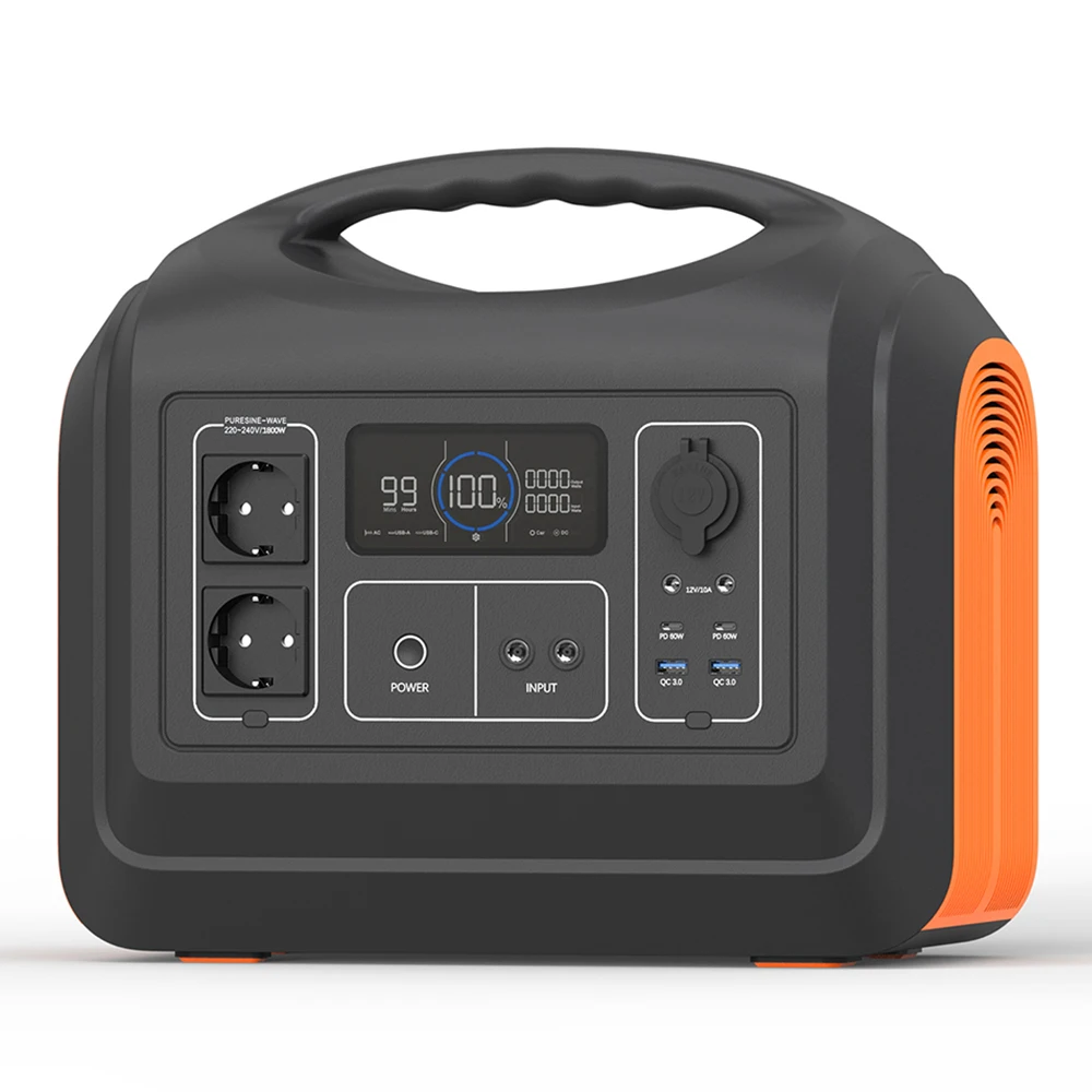 China Portable Powerstation Golden Supplier LiFePO4 Battery Portable Power Station 1800W ODM OEM