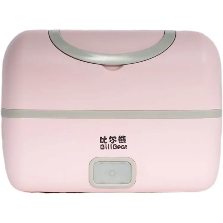 Wholesale 304 Stainless Steel Inner Electric Heating Lunch Box Keep Warm Electric Lunch Boxes For Gift