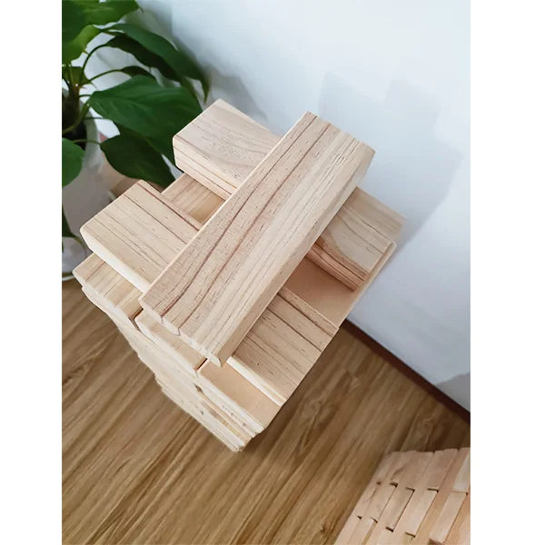 Wooden Building Blocks Toys Tumbling Tower Games Stacking Lawn Yard Jumbo Wood building tower Outdoor game