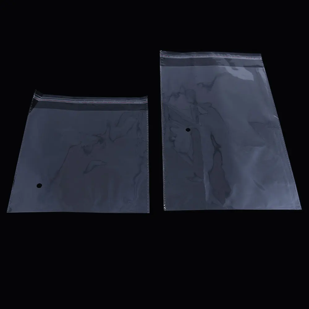 Custom 2.2-2.5micron Transparent Plastic OPP Bags with Self Adhesive Packaging Bag