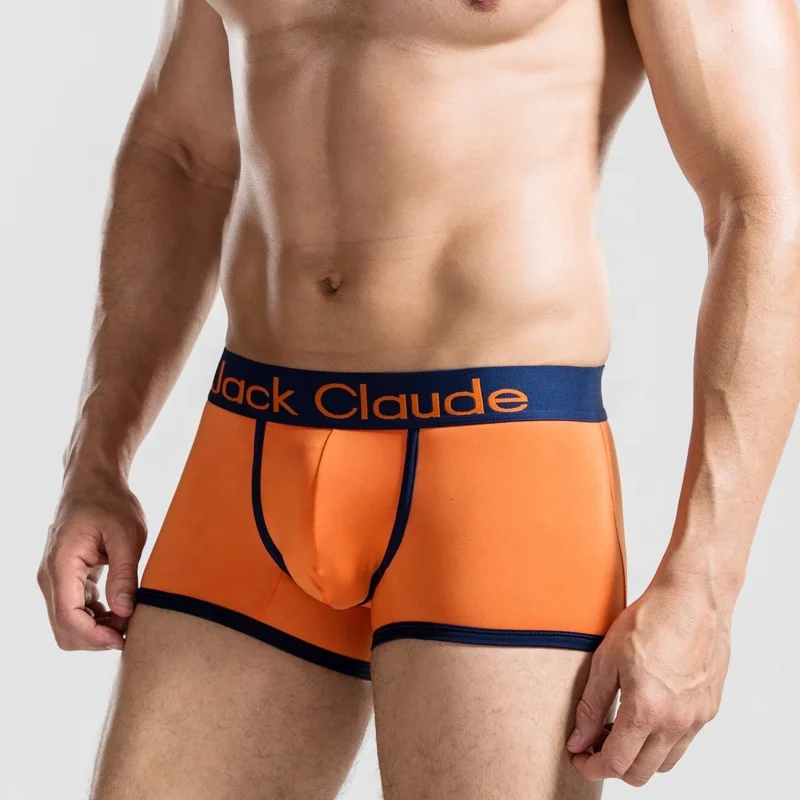 
Factory Price Mens Underpant Wide Woven Waistband Breathable Boxer Briefs 