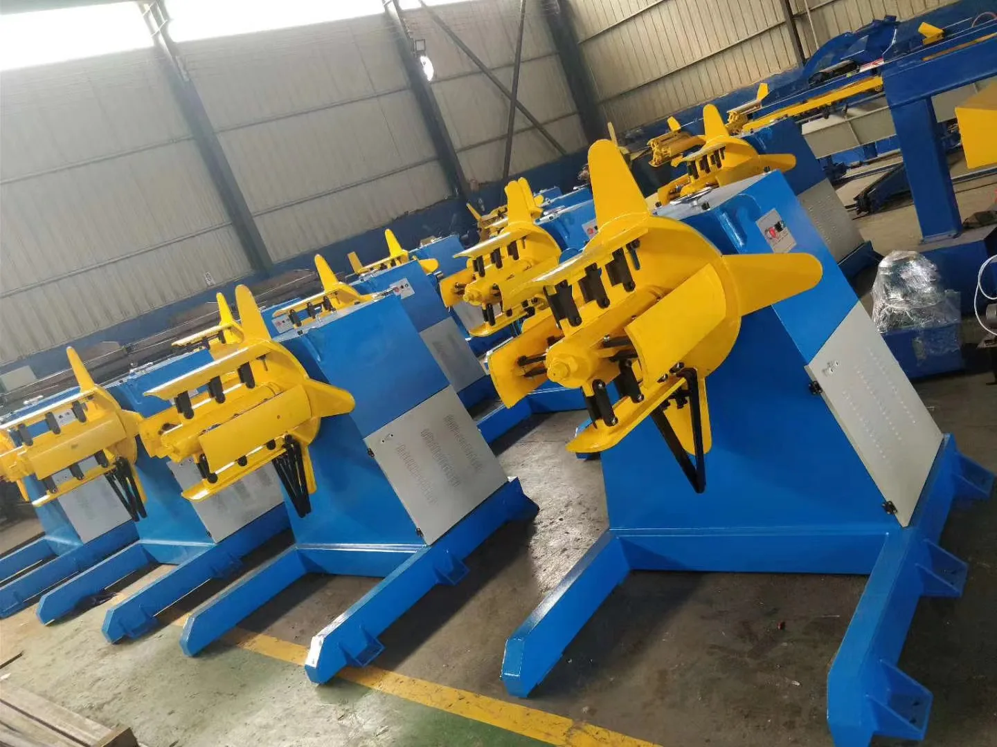 5 tons hydraulic steel coil decoiler uncoiler machine