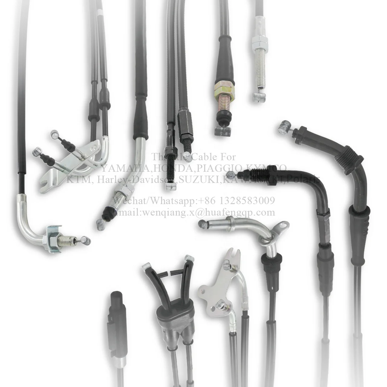 Genuine Motorbike Clutch Throttle Accelerator Cable For Motorcycle Honda Yamaha KYMCO KTM Harley Davidson