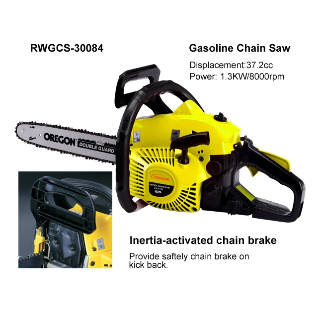 38CC Petrol Engines Chainsaws Power Garden Trees Wood Cutting Machine Gas Chainsaw Prices Single Cylinder Gasoline Chain Saws