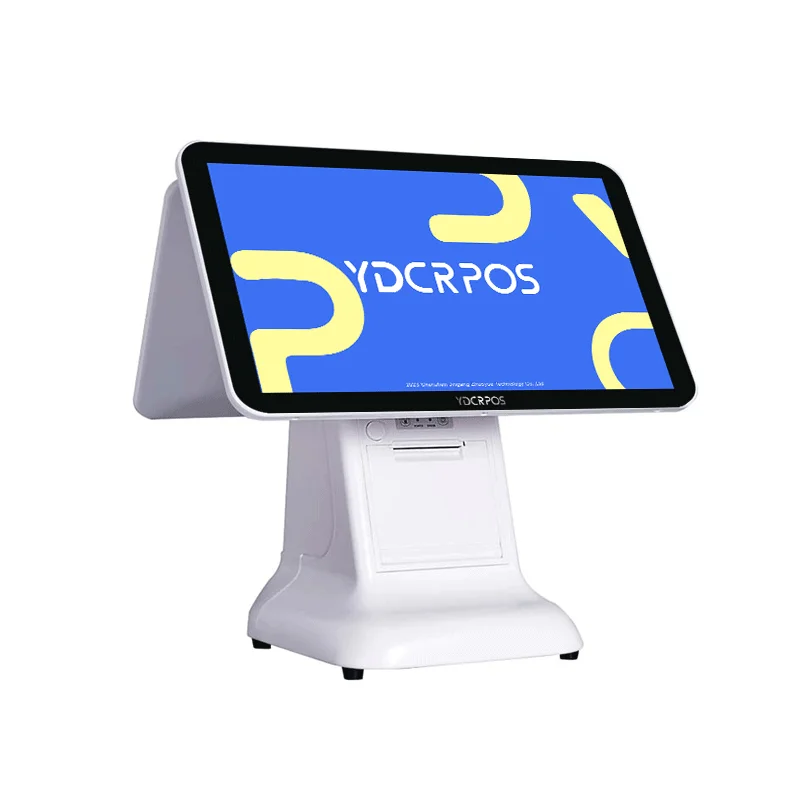 Professional 15 inch Touch Screen Pos System Pos Cashier Machine Pos System With 80mm Thermal Printer For Supermarket