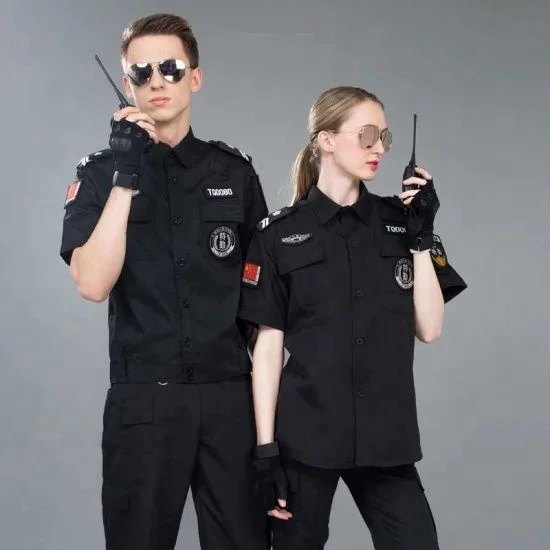 
Security shirts long sleeve design security guard uniform 