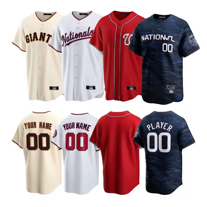 Оптовая продажа черный и красный Сублимированный Бейсбол t-shrit унисекс сшитый логотип дышащий сетчатый бейсбольный Джерси