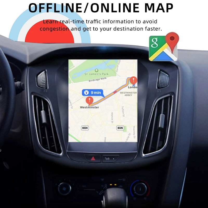 Android Car Navigation GPS Radio For Ford Focus 2012 - 2017 Car DVD Player Car Radio Multimedia