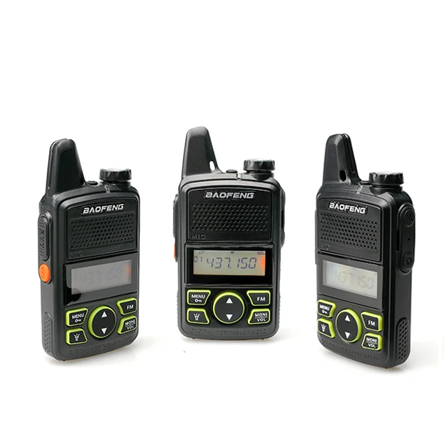 Baofeng BF-T1 очень тонкий мини иди и болтай Walkie Talkie baofeng дешевые программирования домофон двухстороннее ham Радио 400-470 МГц беспроводной токи WKI