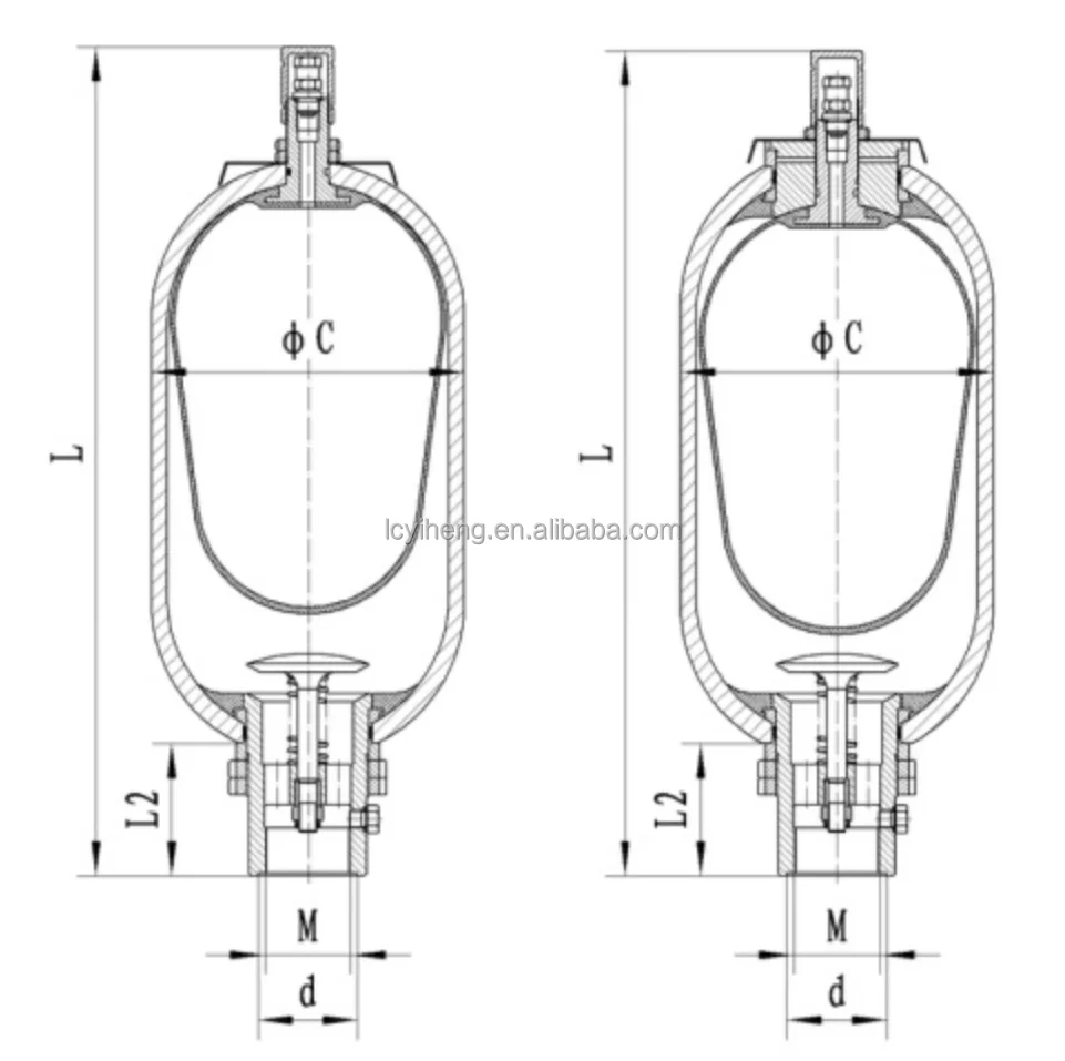 Putzmeister Accumulator -4LITTER Hydraulic EHV10-330-90 - air Bottle Factory on Sale
