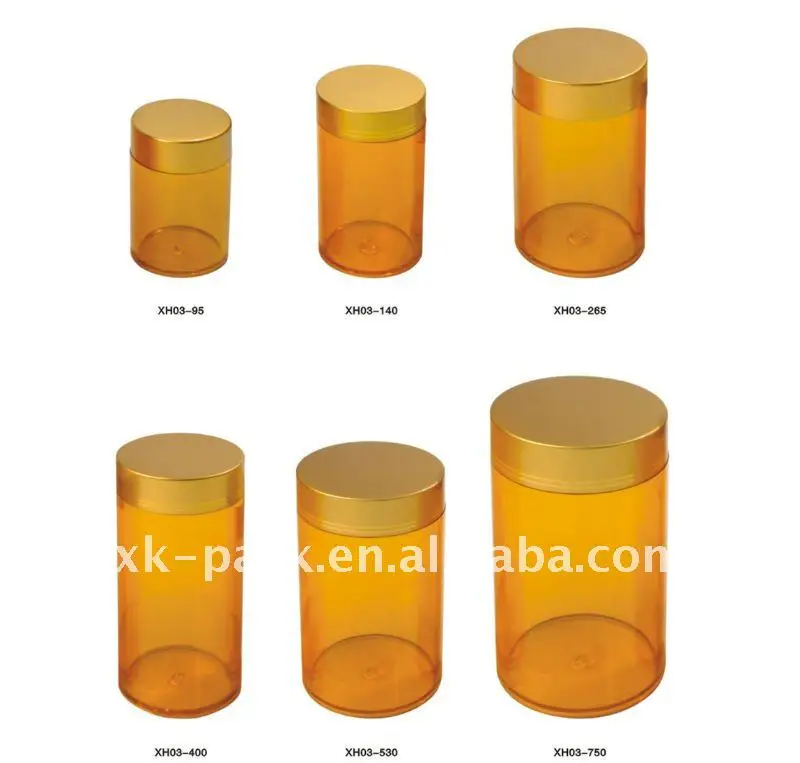 95ml 150ml medical pill bottle with aluminum lid plastic bottles jar with lid