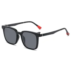 TJ2190 new hotselling unisex TR full frame clip on polarized sunglasses