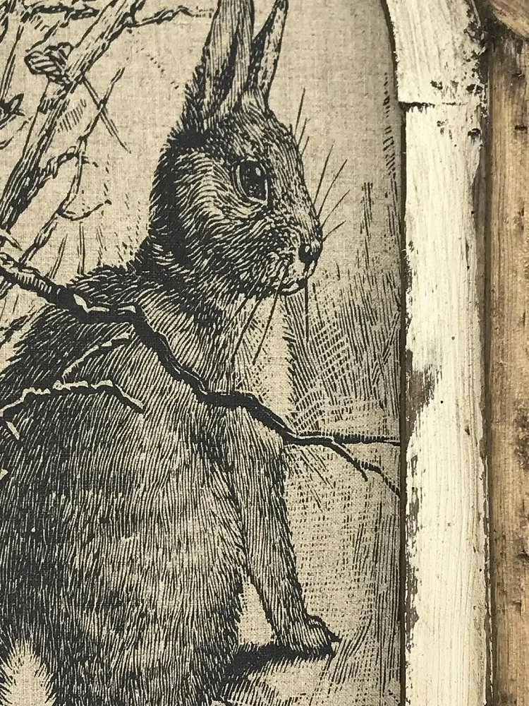 Custom Archer Hill Cottage AZ Rustic Farmhouse Decor Wooden Sign Rustic Table Farmhouse Decor Rabbit Wall Art Wood Decoration