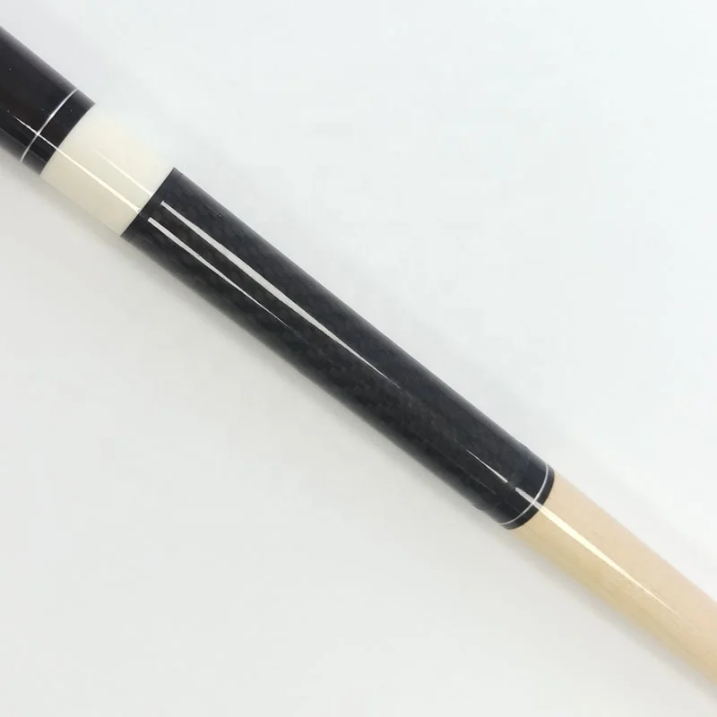 Jassinry latest Carbon Pool middle cue extensions for Uni-lock cues 12cm Billiard cue extenders to connect butt and shaft