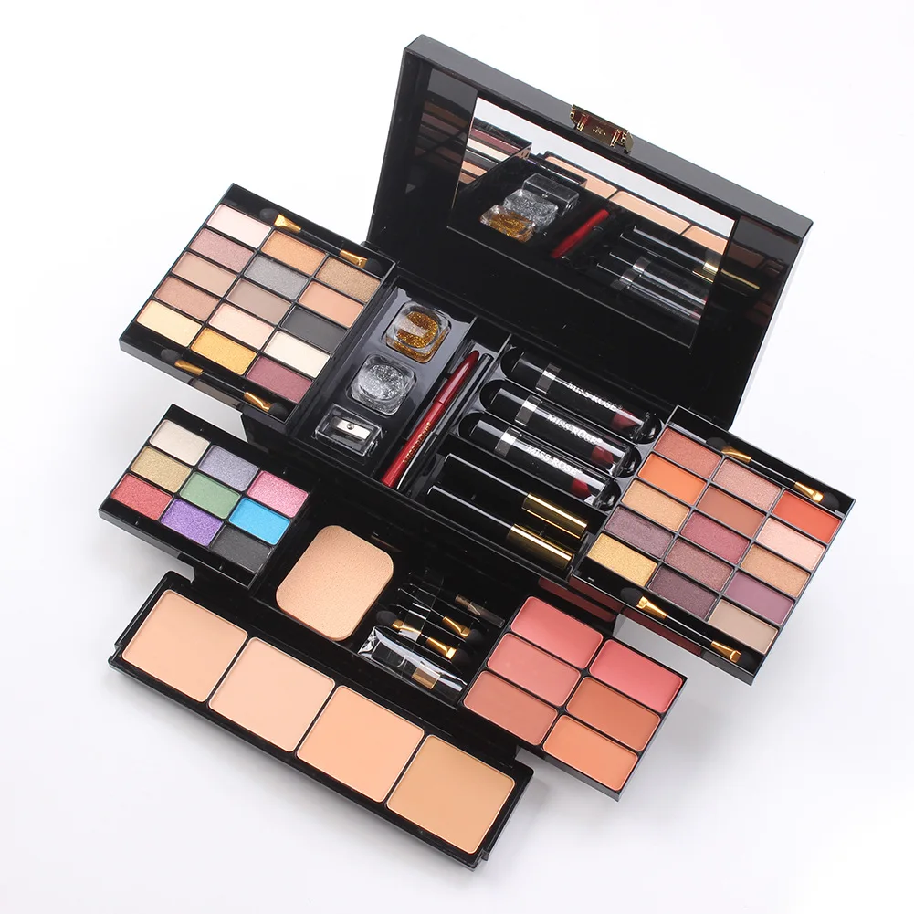 Professional Private Label Make up kit Big Beauty Cosmetics Kit Multicolor Eye shadow lip color All In One Makeup Gift Set