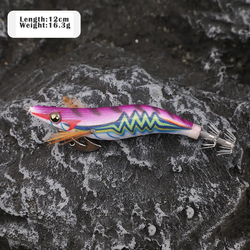 New yamashita squid jig Egi octopus wood Shrimp Luminous Bait squid jig fishing lure