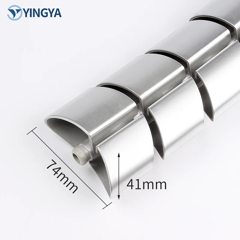 Oval Spine Cable Raceway Cord Organizer Desk Clamp Wire Manager Furniture Hardware