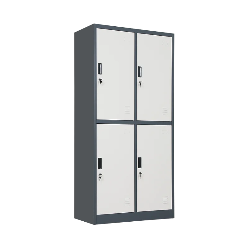 Stainless steel wardrobe Multi-function 4  doors  clothes closet