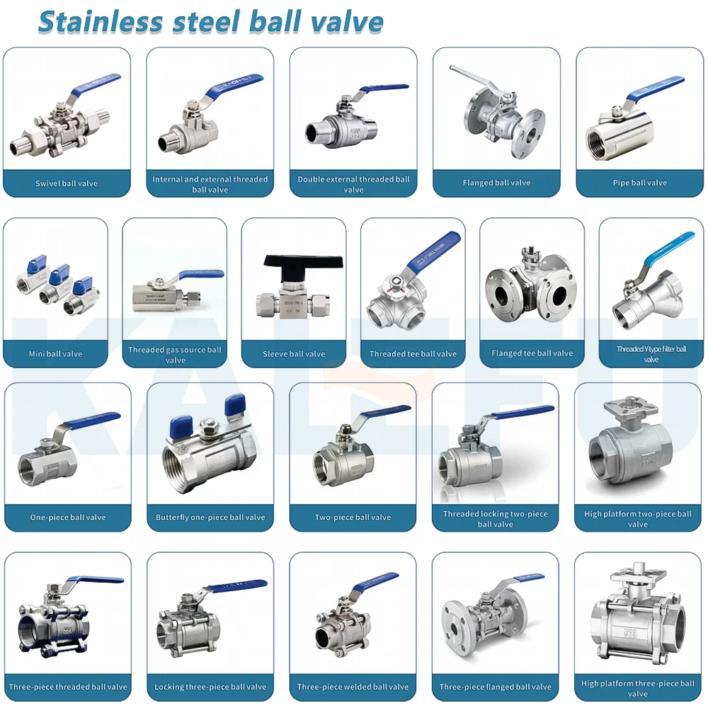 Two PC High Platform Female Thread Floating Ball Valve 1000WOG 1.6Mpa 304 316 Stainless Steel Pneumatic Electric Switch Valves