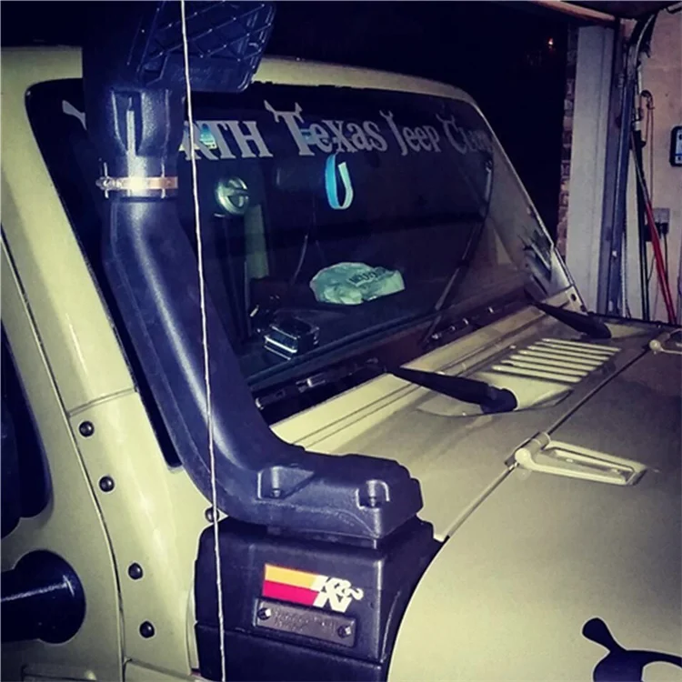 Car Snorkel Kits Air Intake System 4X4 Off-road Parts Fit For Jeep Wrangler JK 2007-2017 ABS Matte Black Wading Device Snorkel