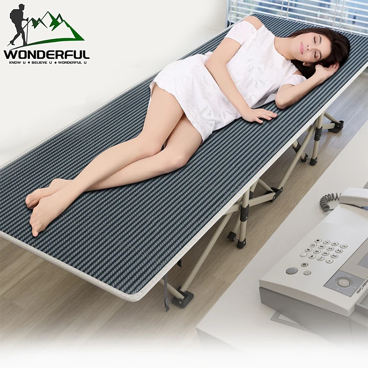 Single Person Portable Oxford Lightweight Indoor Outdoor Camping Sleeping Folding Bed