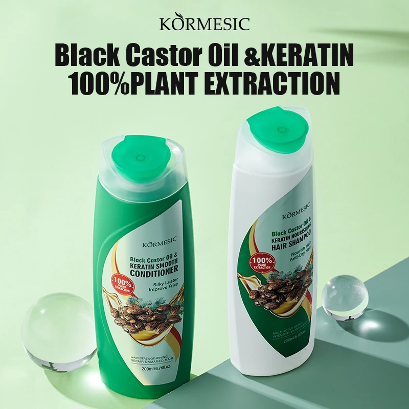 Private Label KORMESIC OEM ODM Hair Shampoo Fast Shipping  Moisturizing Organic Rose hip lubricant shampoo