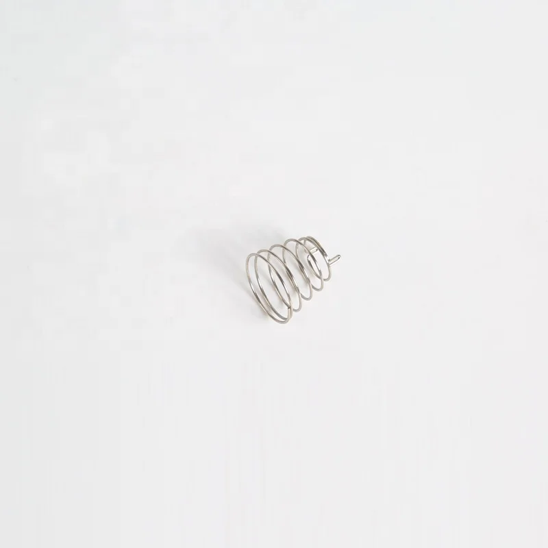 Stainless steel battery spring coil touch button spring