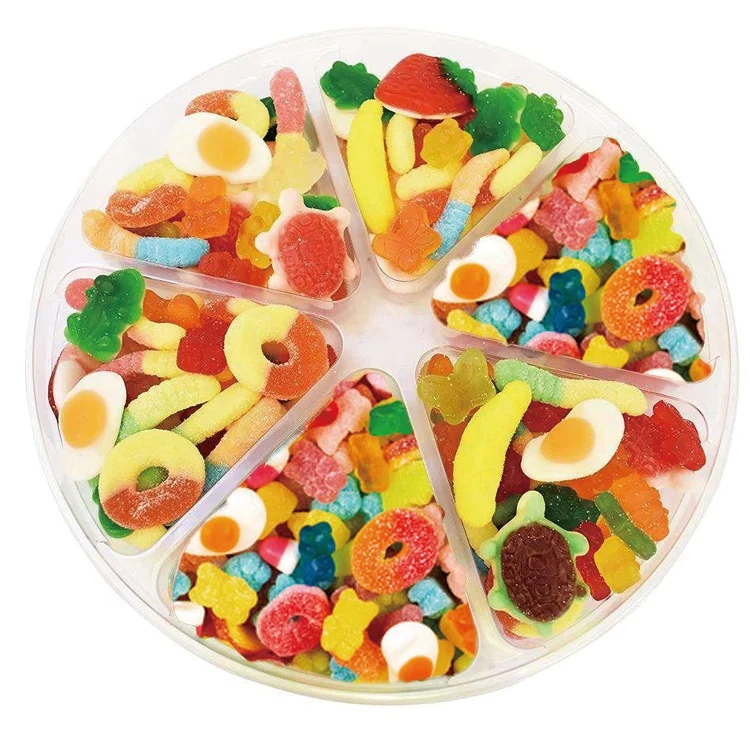Sugar coated Sour Coated Gummy Ring Candy fruit flavor gummy rings (1600719609825)
