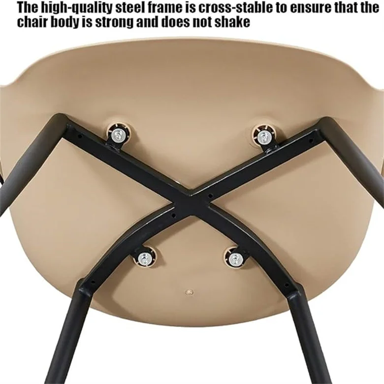 Factory Price  New Style High Quality Armrest Dining chair Living room Coffee chair with Armrest