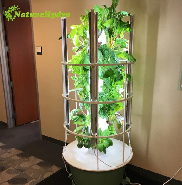 Горячая продажа aeroponic башня сад вертикальная система выращивания для салата