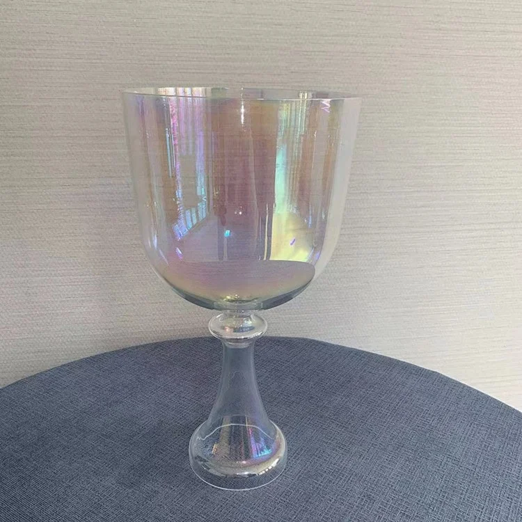 Хрустальный звук, лечебный шар, оптовая продажа, прозрачный космический цвет, Хрустальный гель для пения, для звучания